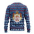 Serbia Christmas Ugly Christmas Sweater with Traditional Santa Eagle Serbian Coat of Arms and Blue Red White Folk Pattern Design - Wonder Print Shop