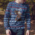Serbia Christmas Ugly Christmas Sweater with Traditional Santa Eagle Serbian Coat of Arms and Blue Red White Folk Pattern Design - Wonder Print Shop