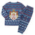 Serbia Christmas Pajama Set with Traditional Santa Eagle Serbian Coat of Arms and Blue Red White Folk Pattern Design - Wonder Print Shop
