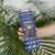 Serbia Christmas Skinny Tumbler with Traditional Santa Eagle Serbian Coat of Arms and Blue Red White Folk Pattern Design - Wonder Print Shop