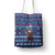 Serbia Christmas Tote Bag with Traditional Santa Eagle Serbian Coat of Arms and Blue Red White Folk Pattern Design - Wonder Print Shop