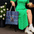 Serbia Christmas Tote Bag with Traditional Santa Eagle Serbian Coat of Arms and Blue Red White Folk Pattern Design - Wonder Print Shop