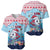 Malta Christmas Baseball Jersey with Santa Fish Malta Flag Coral Reef and Red Blue Festive Pattern Design - Wonder Print Shop