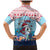 Malta Christmas Family Matching Mermaid Dress and Hawaiian Shirt with Santa Fish Malta Flag Coral Reef and Red Blue Festive Pattern Design - Wonder Print Shop