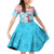 Malta Christmas Family Matching Off Shoulder Short Dress and Hawaiian Shirt with Santa Fish Malta Flag Coral Reef and Red Blue Festive Pattern Design - Wonder Print Shop