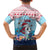 Malta Christmas Kid Hawaiian Shirt with Santa Fish Malta Flag Coral Reef and Red Blue Festive Pattern Design - Wonder Print Shop