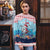 Malta Christmas Ugly Christmas Sweater with Santa Fish Malta Flag Coral Reef and Red Blue Festive Pattern Design - Wonder Print Shop