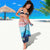Malta Christmas Sarong with Santa Fish Malta Flag Coral Reef and Red Blue Festive Pattern Design - Wonder Print Shop