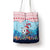 Malta Christmas Tote Bag with Santa Fish Malta Flag Coral Reef and Red Blue Festive Pattern Design - Wonder Print Shop