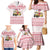 Malta Christmas Family Matching Mermaid Dress and Hawaiian Shirt with Santa Driving Vintage Bus Malta Flag and Red White Festive Pattern Design - Wonder Print Shop