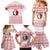 Malta Christmas Family Matching Mermaid Dress and Hawaiian Shirt with Santa Driving Vintage Bus Malta Flag and Red White Festive Pattern Design - Wonder Print Shop