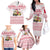 Malta Christmas Family Matching Off The Shoulder Long Sleeve Dress and Hawaiian Shirt with Santa Driving Vintage Bus Malta Flag and Red White Festive Pattern Design - Wonder Print Shop