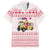 Malta Christmas Family Matching Off The Shoulder Long Sleeve Dress and Hawaiian Shirt with Santa Driving Vintage Bus Malta Flag and Red White Festive Pattern Design - Wonder Print Shop