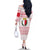 Malta Christmas Family Matching Off The Shoulder Long Sleeve Dress and Hawaiian Shirt with Santa Driving Vintage Bus Malta Flag and Red White Festive Pattern Design - Wonder Print Shop