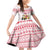 Malta Christmas Family Matching Off Shoulder Short Dress and Hawaiian Shirt with Santa Driving Vintage Bus Malta Flag and Red White Festive Pattern Design - Wonder Print Shop