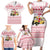 Malta Christmas Family Matching Short Sleeve Bodycon Dress and Hawaiian Shirt with Santa Driving Vintage Bus Malta Flag and Red White Festive Pattern Design - Wonder Print Shop