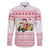 Malta Christmas Family Matching Short Sleeve Bodycon Dress and Hawaiian Shirt with Santa Driving Vintage Bus Malta Flag and Red White Festive Pattern Design - Wonder Print Shop