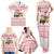 Malta Christmas Family Matching Tank Maxi Dress and Hawaiian Shirt with Santa Driving Vintage Bus Malta Flag and Red White Festive Pattern Design - Wonder Print Shop