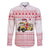Malta Christmas Family Matching Tank Maxi Dress and Hawaiian Shirt with Santa Driving Vintage Bus Malta Flag and Red White Festive Pattern Design - Wonder Print Shop