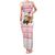Malta Christmas Family Matching Tank Maxi Dress and Hawaiian Shirt with Santa Driving Vintage Bus Malta Flag and Red White Festive Pattern Design - Wonder Print Shop