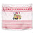 Malta Christmas Tapestry with Santa Driving Vintage Bus Malta Flag and Red White Festive Pattern Design - Wonder Print Shop