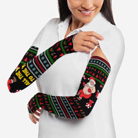 My Milkshake Bring Christmas Design Arm Sleeves Xmas Holiday Patterns - Wonder Print Shop
