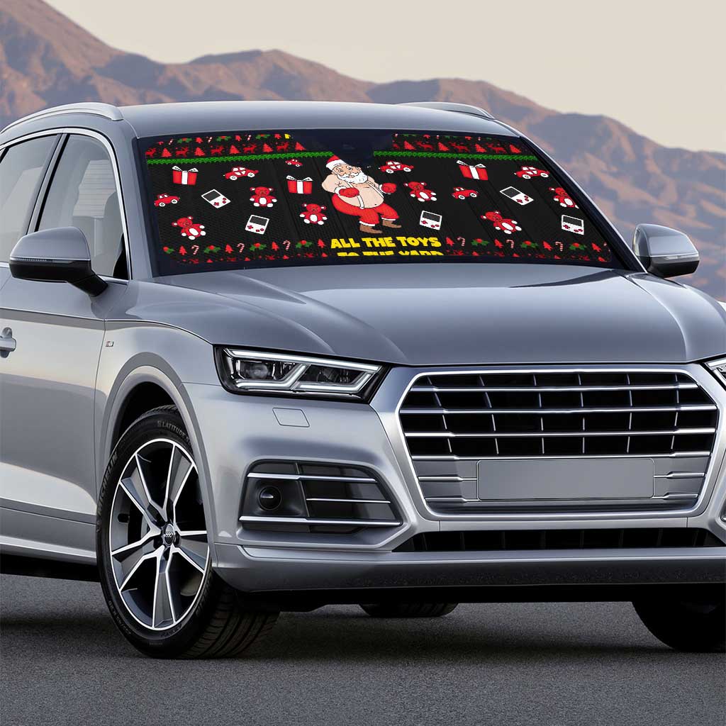 My Milkshake Bring Christmas Design Auto Sun Shade Xmas Holiday Patterns - Wonder Print Shop