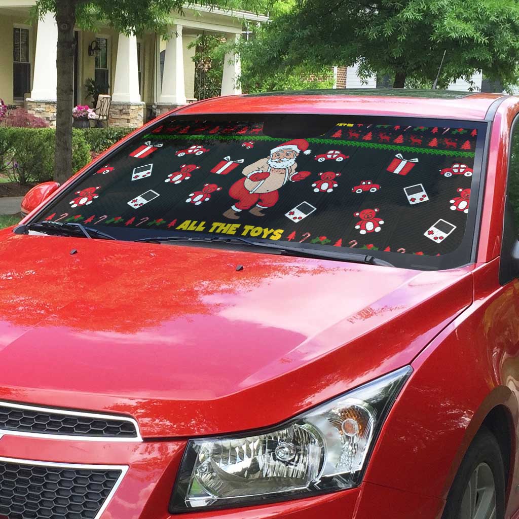 My Milkshake Bring Christmas Design Auto Sun Shade Xmas Holiday Patterns - Wonder Print Shop