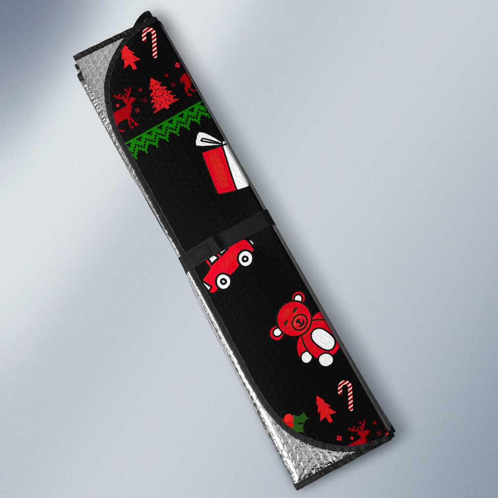 My Milkshake Bring Christmas Design Auto Sun Shade Xmas Holiday Patterns - Wonder Print Shop