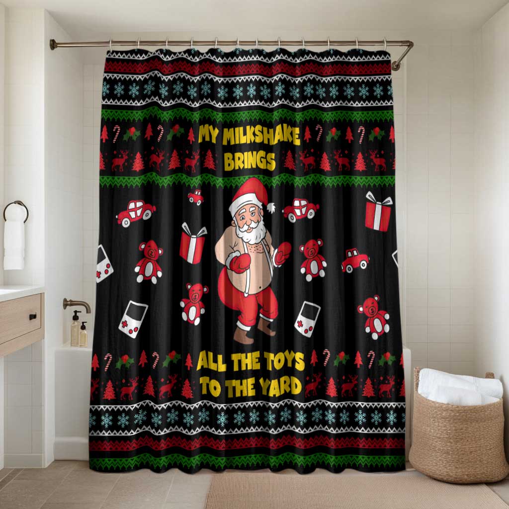 My Milkshake Bring Christmas Design Bathroom Set Xmas Holiday Patterns - Wonder Print Shop