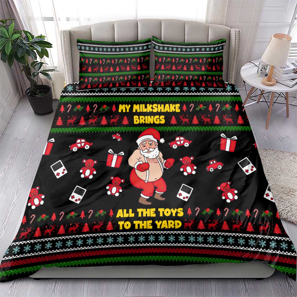 My Milkshake Bring Christmas Design Bedding Set Xmas Holiday Patterns - Wonder Print Shop