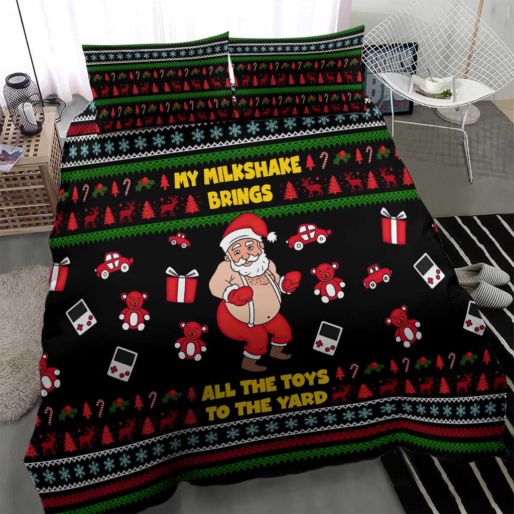 My Milkshake Bring Christmas Design Bedding Set Xmas Holiday Patterns - Wonder Print Shop