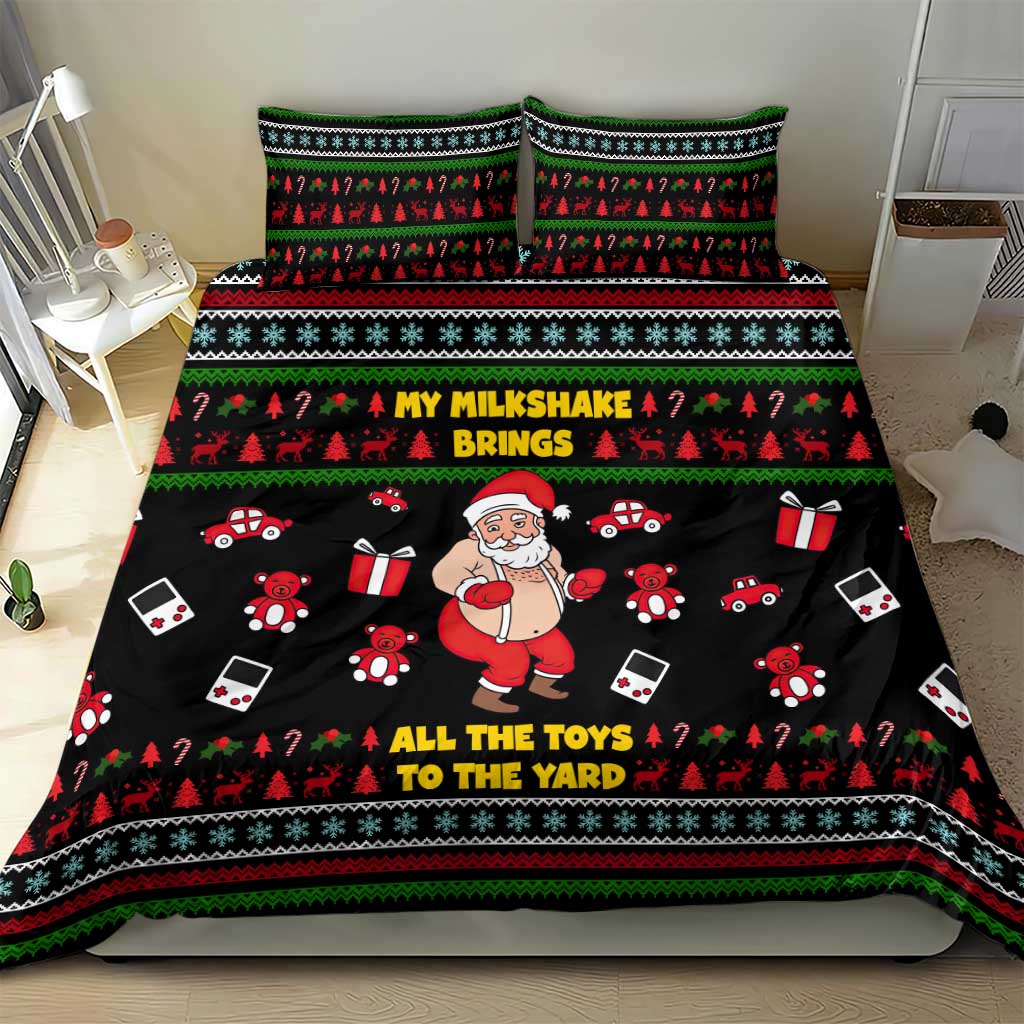 My Milkshake Bring Christmas Design Bedding Set Xmas Holiday Patterns - Wonder Print Shop
