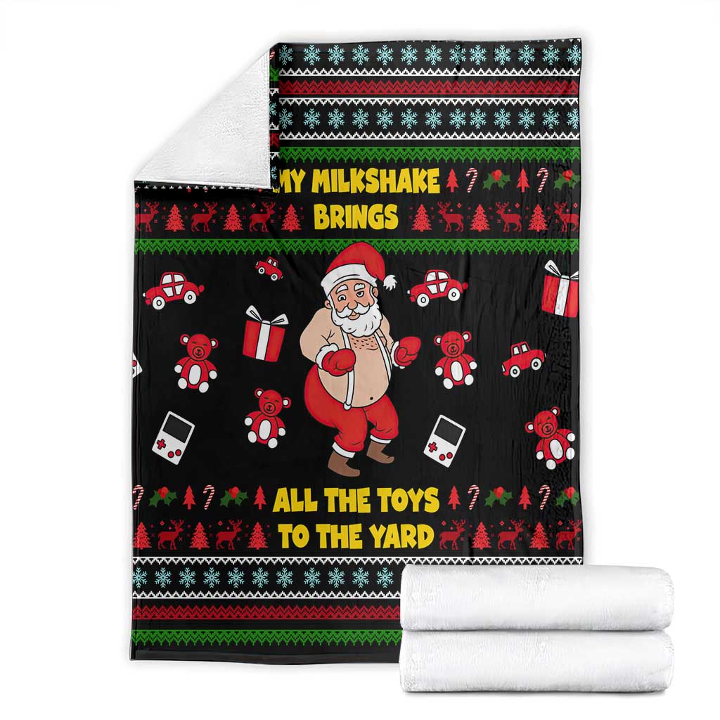 My Milkshake Bring Christmas Design Blanket Xmas Holiday Patterns - Wonder Print Shop