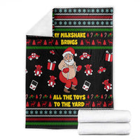 My Milkshake Bring Christmas Design Blanket Xmas Holiday Patterns - Wonder Print Shop