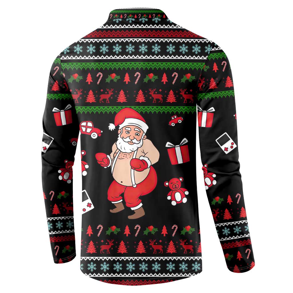 My Milkshake Bring Christmas Design Button Sweatshirt Xmas Holiday Patterns - Wonder Print Shop