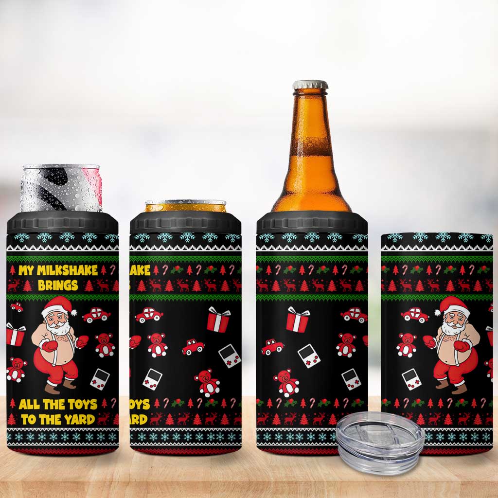 My Milkshake Bring Christmas Design 4 in 1 Can Cooler Tumbler Xmas Holiday Patterns - Wonder Print Shop