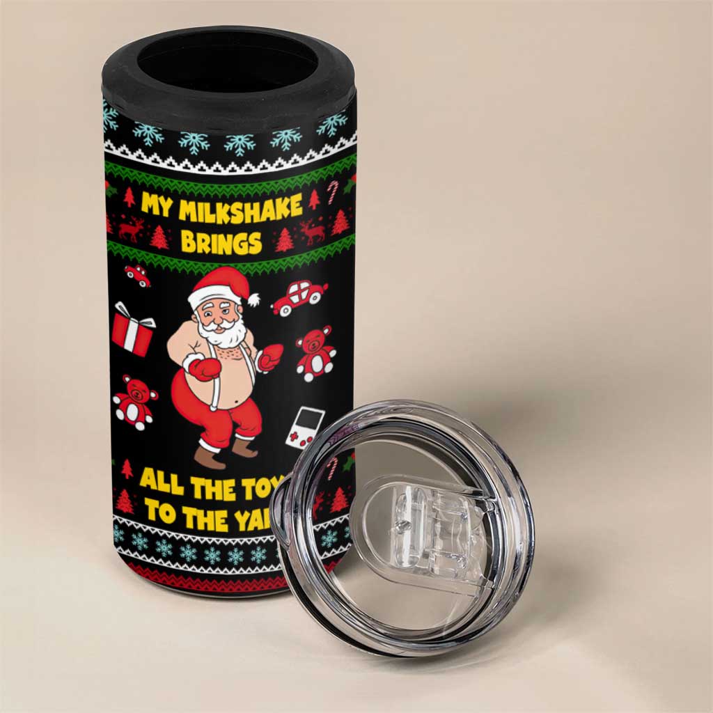 My Milkshake Bring Christmas Design 4 in 1 Can Cooler Tumbler Xmas Holiday Patterns - Wonder Print Shop