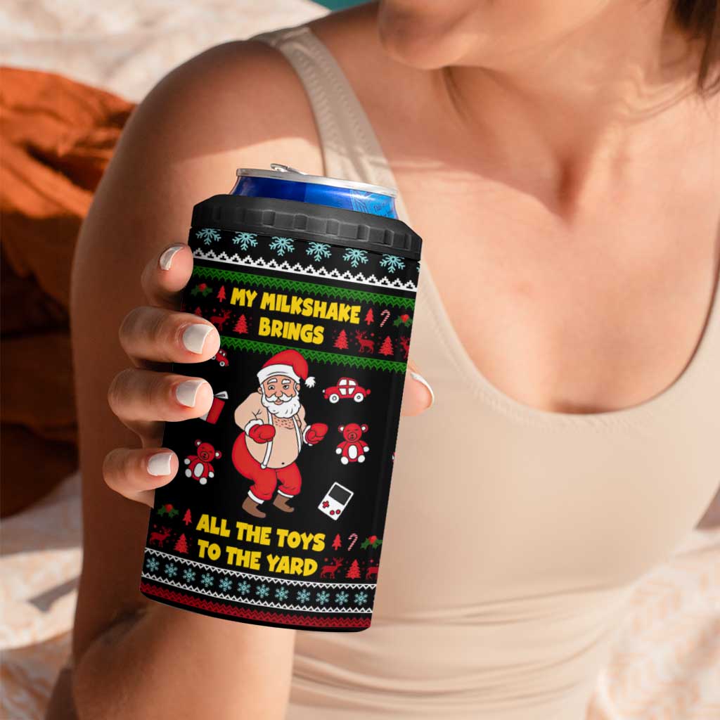 My Milkshake Bring Christmas Design 4 in 1 Can Cooler Tumbler Xmas Holiday Patterns - Wonder Print Shop