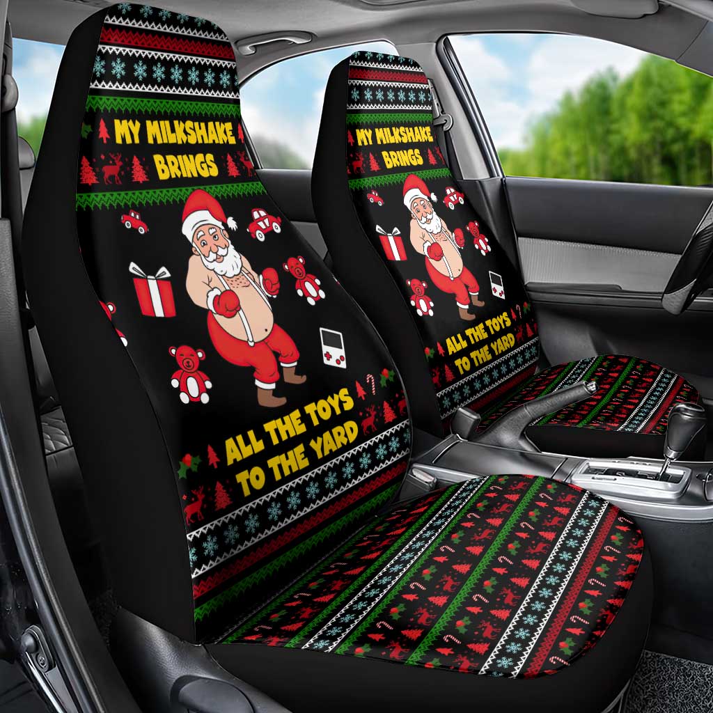 My Milkshake Bring Christmas Design Car Seat Cover Xmas Holiday Patterns - Wonder Print Shop