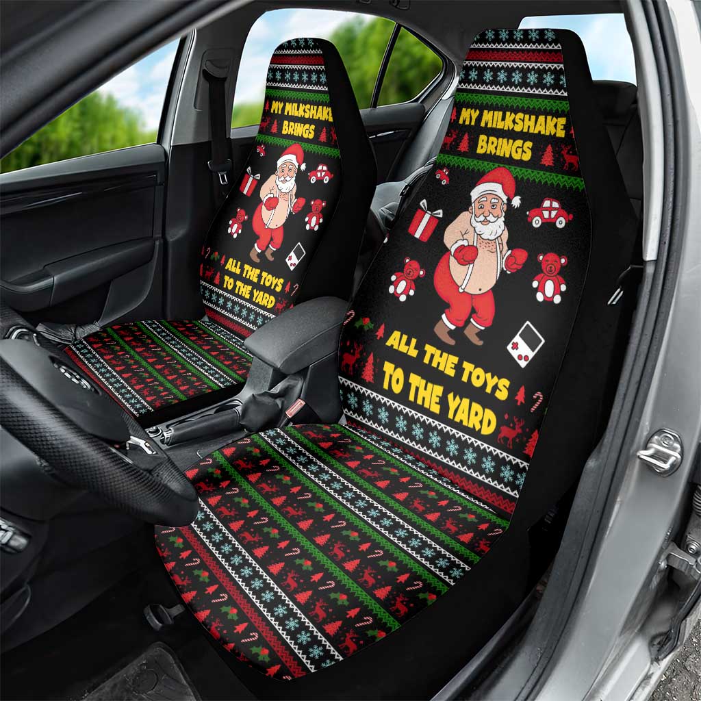 My Milkshake Bring Christmas Design Car Seat Cover Xmas Holiday Patterns - Wonder Print Shop