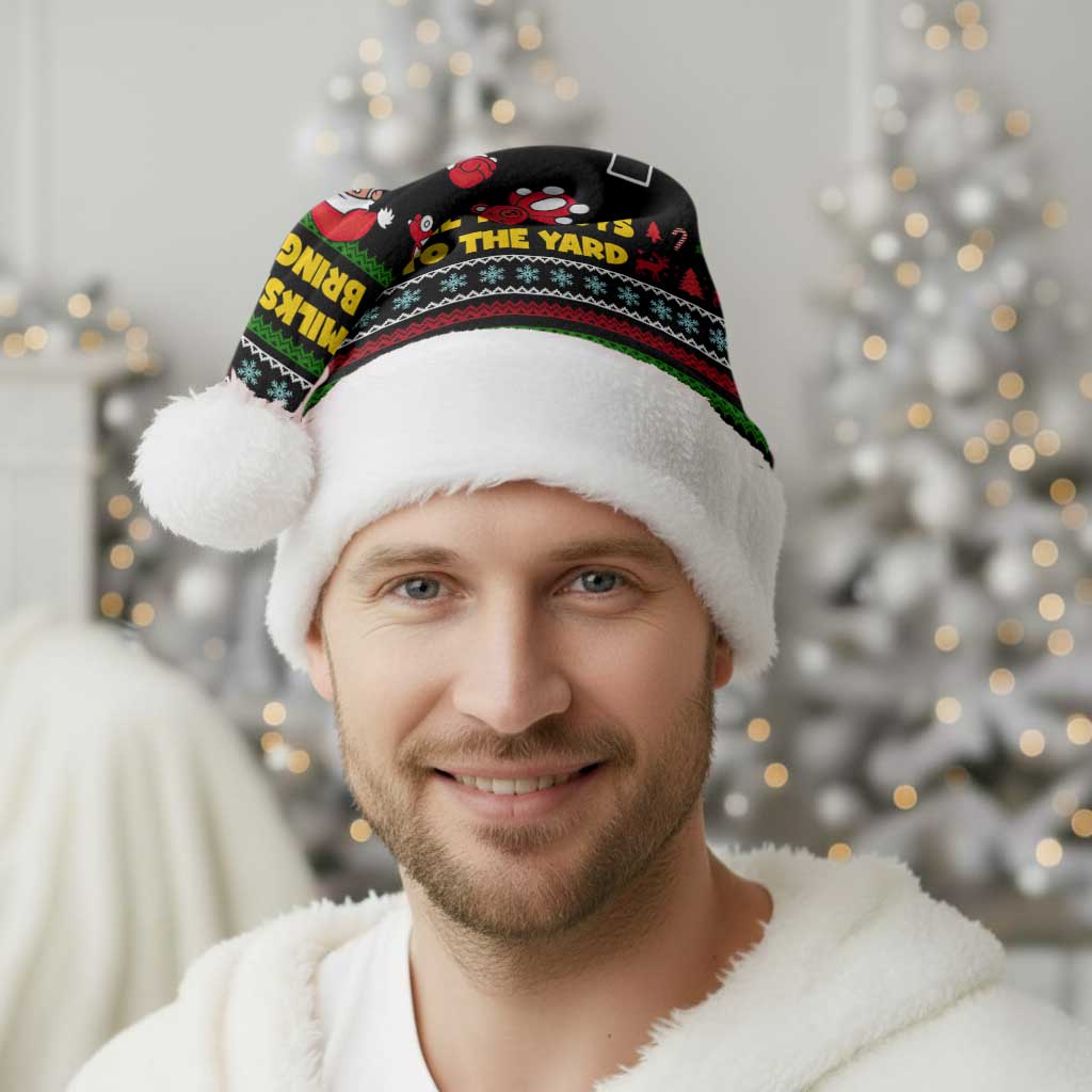 My Milkshake Bring Christmas Design Christmas Santa Hat Xmas Holiday Patterns - Wonder Print Shop
