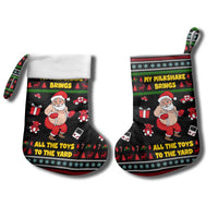 My Milkshake Bring Christmas Design Christmas Stocking Xmas Holiday Patterns - Wonder Print Shop