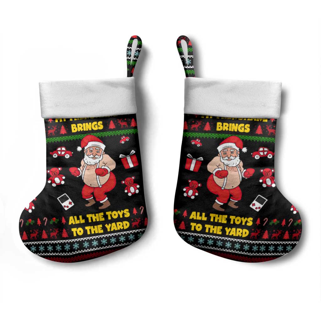 My Milkshake Bring Christmas Design Christmas Stocking Xmas Holiday Patterns - Wonder Print Shop