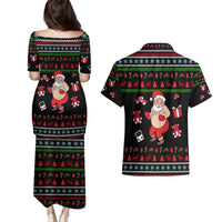 My Milkshake Bring Christmas Design Couples Matching Puletasi and Hawaiian Shirt Xmas Holiday Patterns - Wonder Print Shop