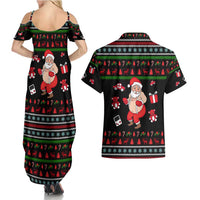 My Milkshake Bring Christmas Design Couples Matching Summer Maxi Dress and Hawaiian Shirt Xmas Holiday Patterns - Wonder Print Shop