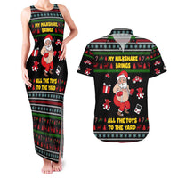 My Milkshake Bring Christmas Design Couples Matching Tank Maxi Dress and Hawaiian Shirt Xmas Holiday Patterns - Wonder Print Shop