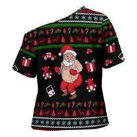 My Milkshake Bring Christmas Design Cross Shoulder Shirt Xmas Holiday Patterns - Wonder Print Shop