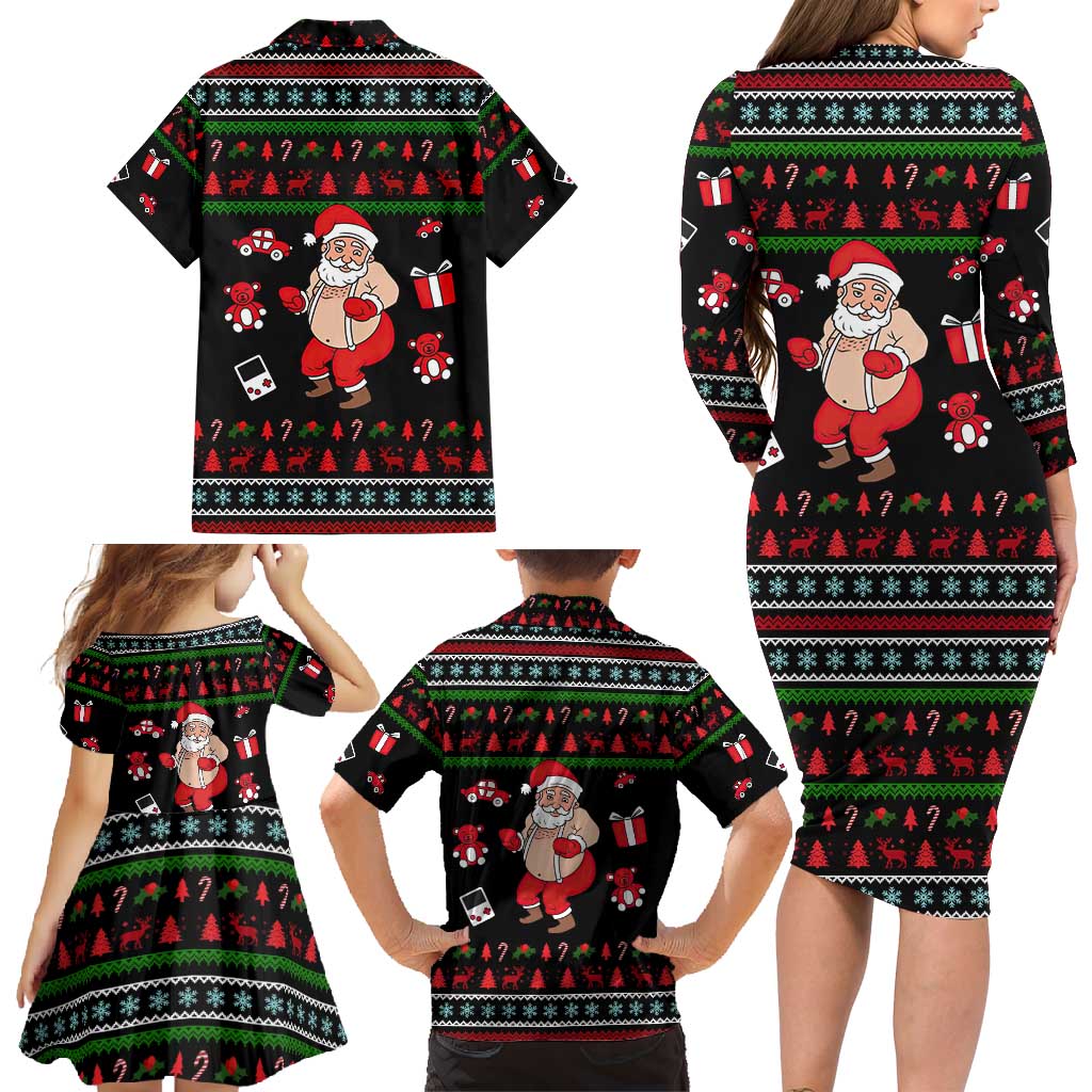 My Milkshake Bring Christmas Design Family Matching Long Sleeve Bodycon Dress and Hawaiian Shirt Xmas Holiday Patterns - Wonder Print Shop