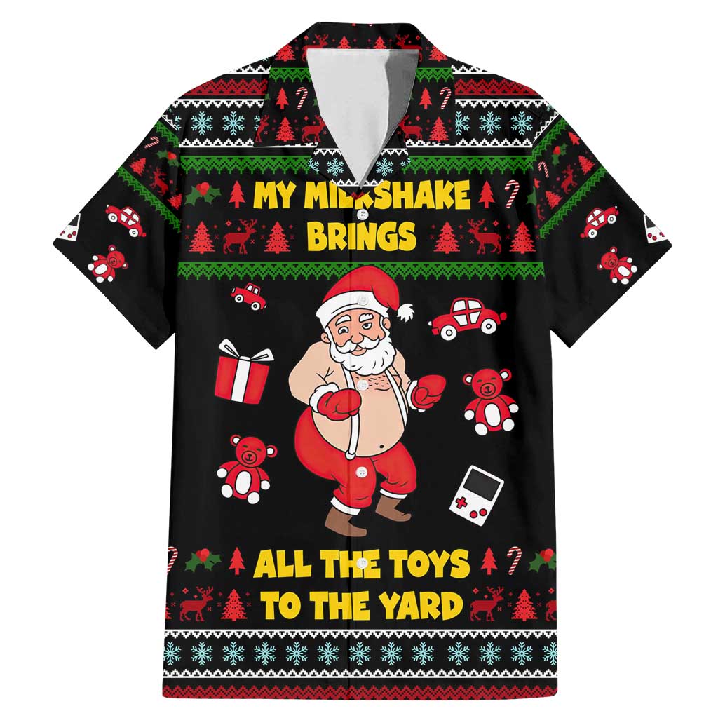 My Milkshake Bring Christmas Design Family Matching Mermaid Dress and Hawaiian Shirt Xmas Holiday Patterns - Wonder Print Shop